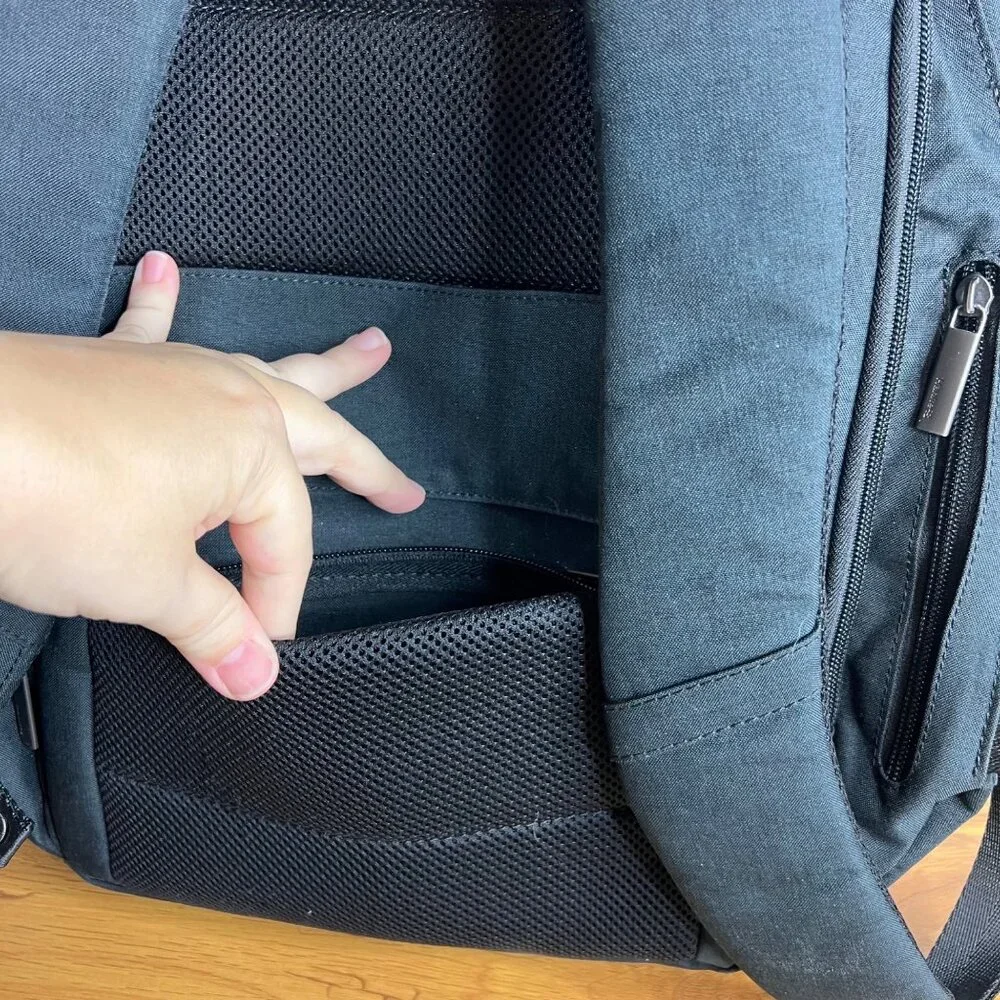 Hanke Anti-Theft Laptop Business Backpack‎ Smart Phone Charger Black
